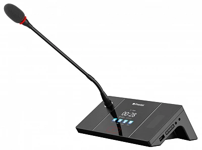 Настольный пульт делегата с электронной именной табличкой Prestel DCS-NPU1D